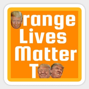 Orange Lives Sticker